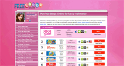 Desktop Screenshot of freebingoonline.org